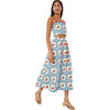 Women's Aaron Pleated A-Line Midi Skirt, Lal Mirchi - Skirts - 3