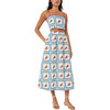 Women's Aaron Pleated A-Line Midi Skirt, Lal Mirchi - Skirts - 4