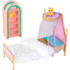 Rainbow Dreamers Cloud Bedroom Dollhouse Furniture with 8 Pieces - Dollhouses - 1 - thumbnail