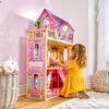 Kayla Wooden Dollhouse with 10-Piece Furniture Set, Almost 4 Feet Tall - Dollhouses - 3