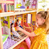 Kayla Wooden Dollhouse with 10-Piece Furniture Set, Almost 4 Feet Tall - Dollhouses - 4