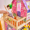Kayla Wooden Dollhouse with 10-Piece Furniture Set, Almost 4 Feet Tall - Dollhouses - 5