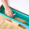 Grow Together™ Pocket Adjustable Wooden Desk and Chair, Natural - Play Tables - 5