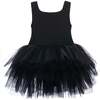 Solid Tutu Dress, Black - Dresses - 1 - thumbnail