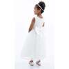 Rossemere Lace Embroidered Tulle Dress, White - Dresses - 4
