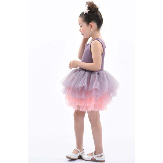 Paula Tutu Dress, Purple - Dresses - 3