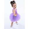 Iris Solid Tutu Dress, Purple - Dresses - 4