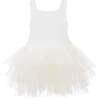 Solid Tutu Dress, White - Dresses - 1 - thumbnail