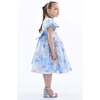 Daisy Party Dress, Blue - Dresses - 3