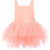 Coral Solid Tutu Dress, Orange - Skirts - 1 - thumbnail