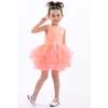 Coral Solid Tutu Dress, Orange - Skirts - 2