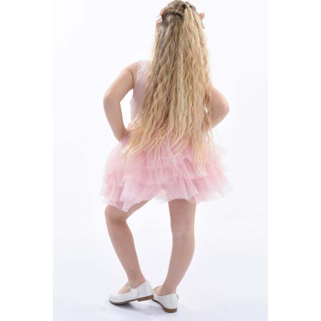 Blush Solid Tutu Dress, Pink - Skirts - 4