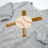 Vintage Baseball Terry Appl Brooklyn Boxy, Heather Gray - Sweatshirts - 3