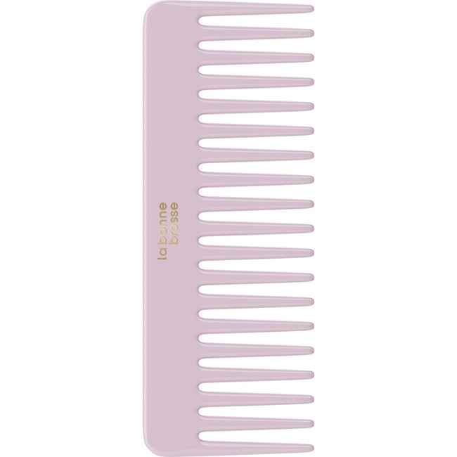 The Large Detangling Comb in Acetate, Pink