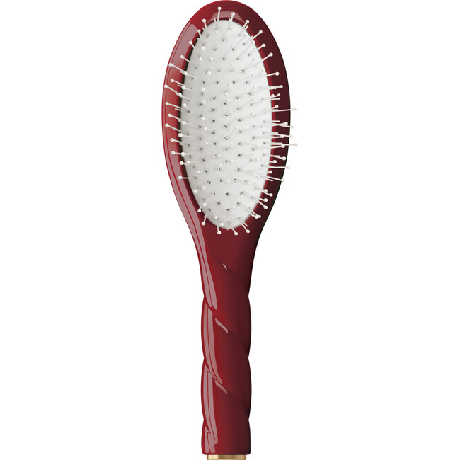 N.04 The Small Massaging Detangling Hair Brush THE MIRACLE, Cherry Red