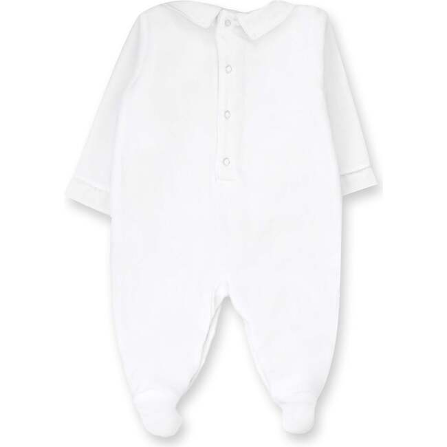 Harry Pima Footie, White - Footie Pajamas - 3