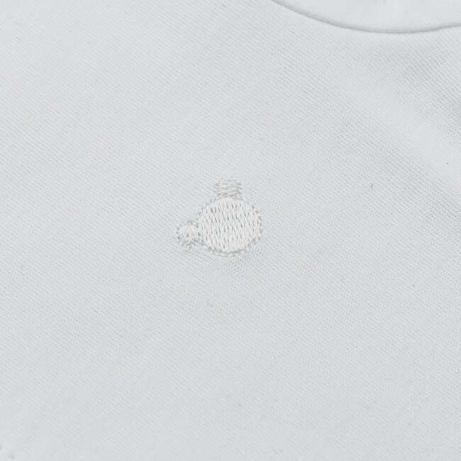 Body Pima Logo Shortsleeve Bodysuit, White - Onesies - 2