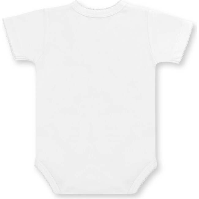 Body Pima Logo Shortsleeve Bodysuit, White - Onesies - 3