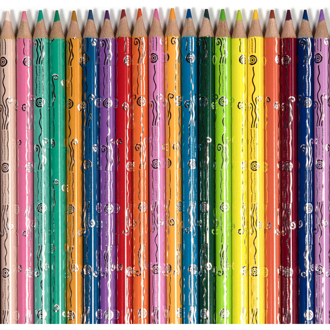 Piece & Love: Seaside Garden Watercolor Pencils - 24 Count - Painting - 2