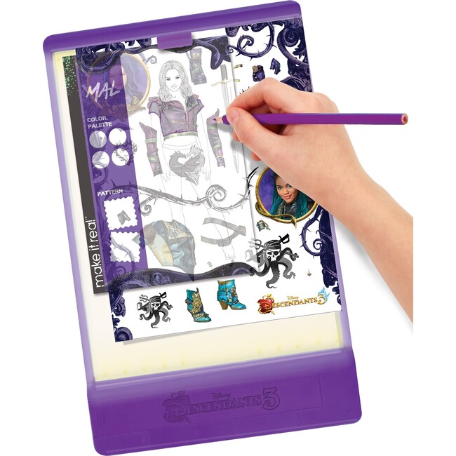 Disney Descendants 3: Fashion Design Tracing Light Table - Arts & Crafts - 2