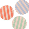 Stripy Reusable Bamboo Small Plates - Party - 1 - thumbnail