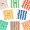 Stripe Happy Birthday Large Napkins - Party - 1 - thumbnail