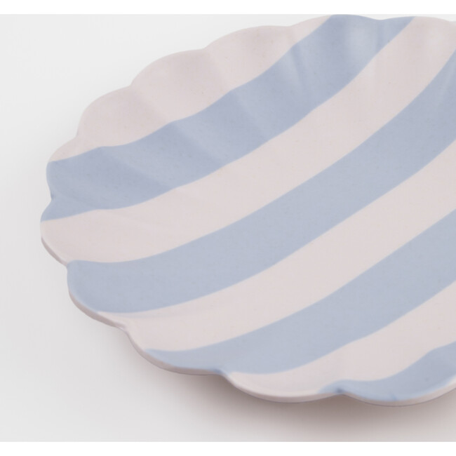 Stripy Reusable Bamboo Small Plates - Party - 3