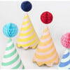 Stripe Party Hats - Party Accessories - 3