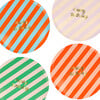 Stripe Happy Birthday Dinner Plates - Party - 1 - thumbnail