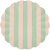 Stripy Reusable Bamboo Large Plates - Party - 6