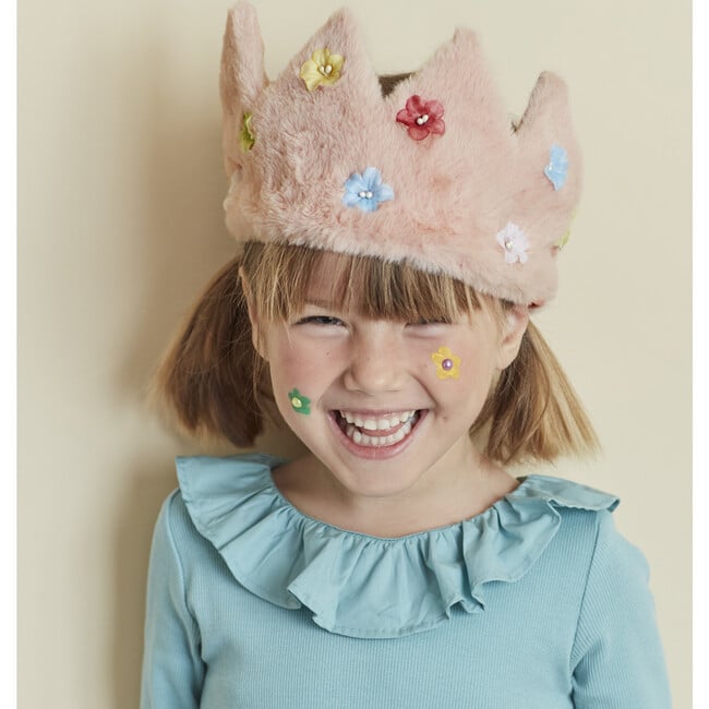 Plush Pink Crown - Costume Accessories - 2