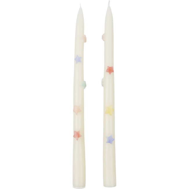 Mixed Star Taper Candles