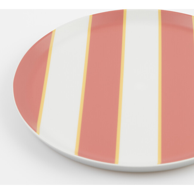 Mixed Stripe Recycled Plastic Small Plates - Party - 2