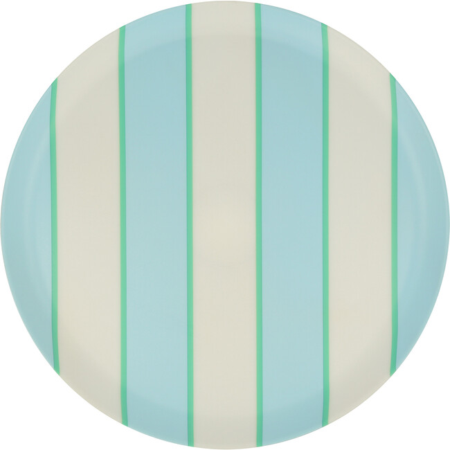 Mixed Stripe Recycled Plastic Small Plates - Party - 3