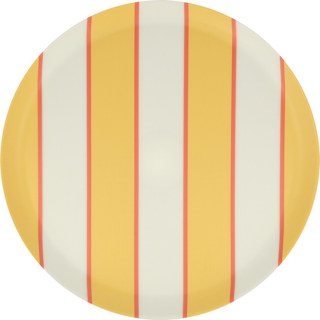 Mixed Stripe Recycled Plastic Small Plates - Party - 5