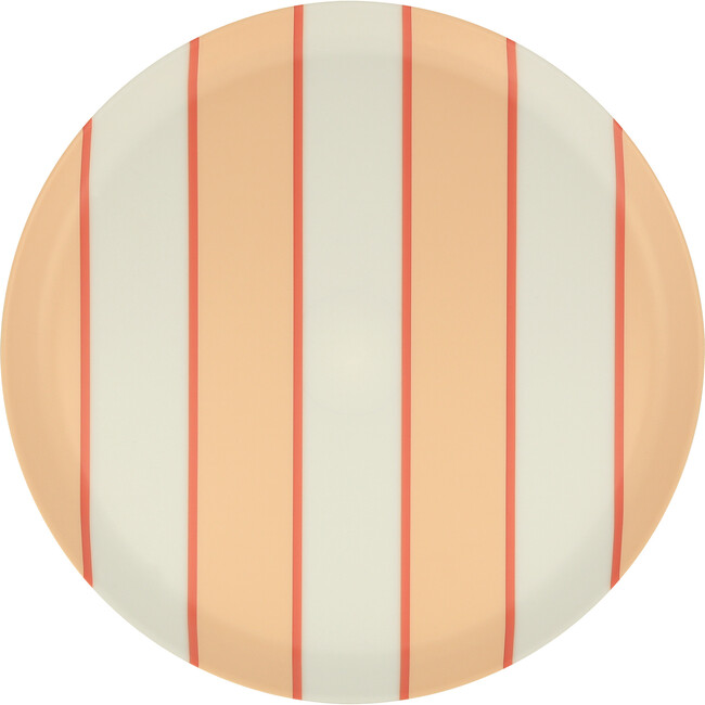 Mixed Stripe Recycled Plastic Small Plates - Party - 6