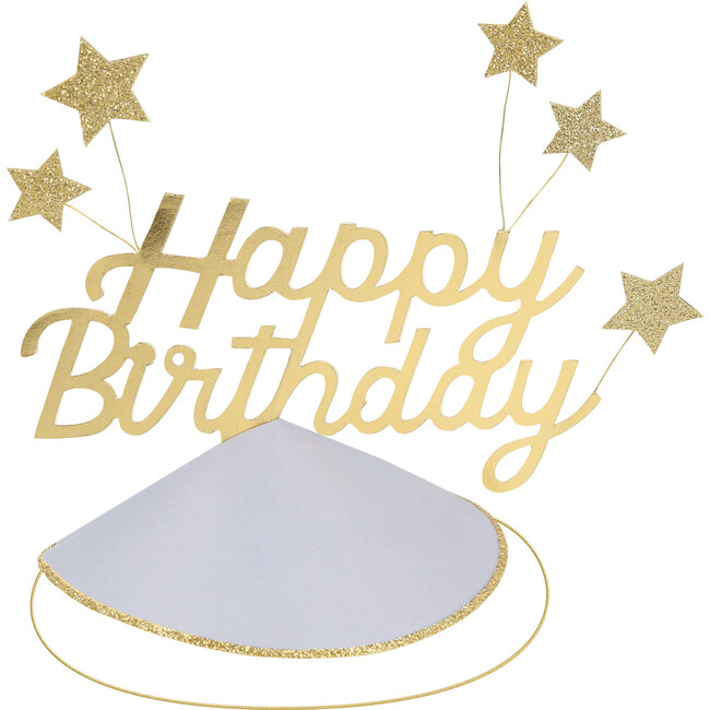 Happy Birthday & Stars Party Hats - Party Accessories - 4