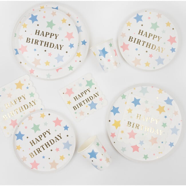 Happy Birthday Stars Large Napkins - Party - 3