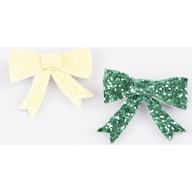 Glitter Bow Hair Clips - Hair Accessories - 3