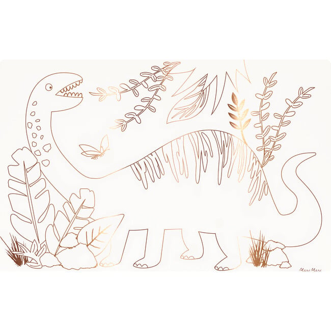 Dinosaurs Coloring Placemats - Party - 4