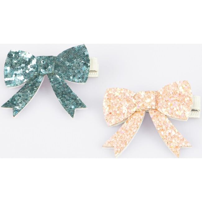 Glitter Bow Hair Clips - Hair Accessories - 4