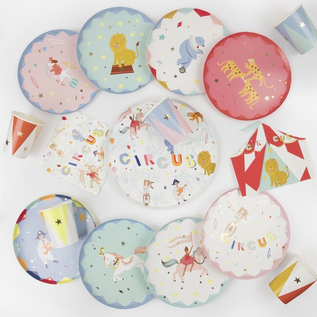 Circus Side Plates - Party - 4