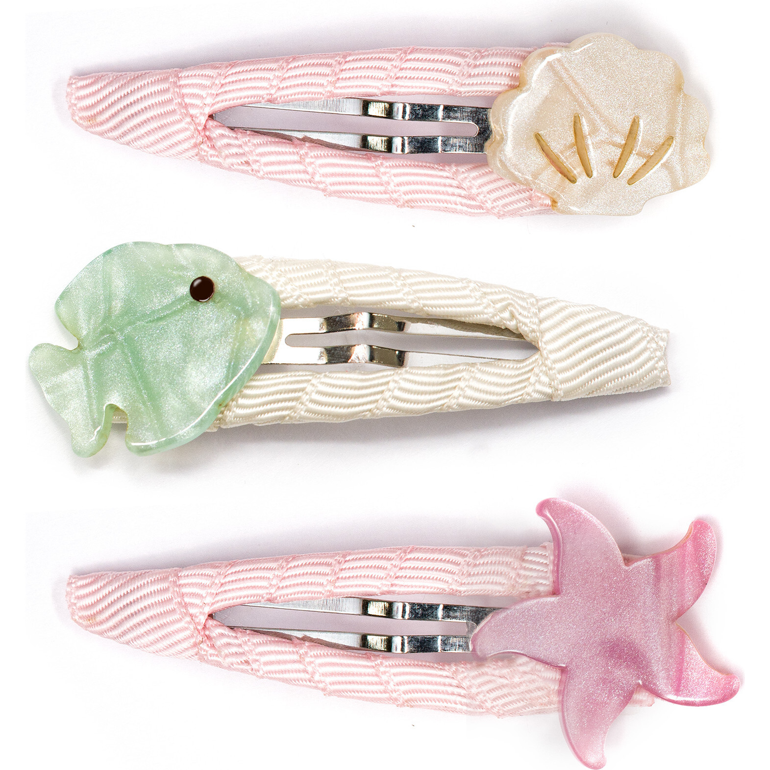 Fish Starfish Seashell Hair Snap Clips - Hair Accessories - 1