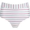 Women's Vintage Stripe High Waist Bikini Bottom - Two Pieces - 1 - thumbnail