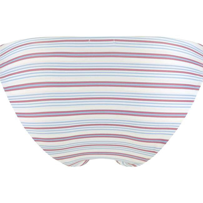 Women's Vintage Stripe Low Waist Bikini Bottom - Two Pieces - 7