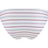 Women's Vintage Stripe Low Waist Bikini Bottom - Two Pieces - 7