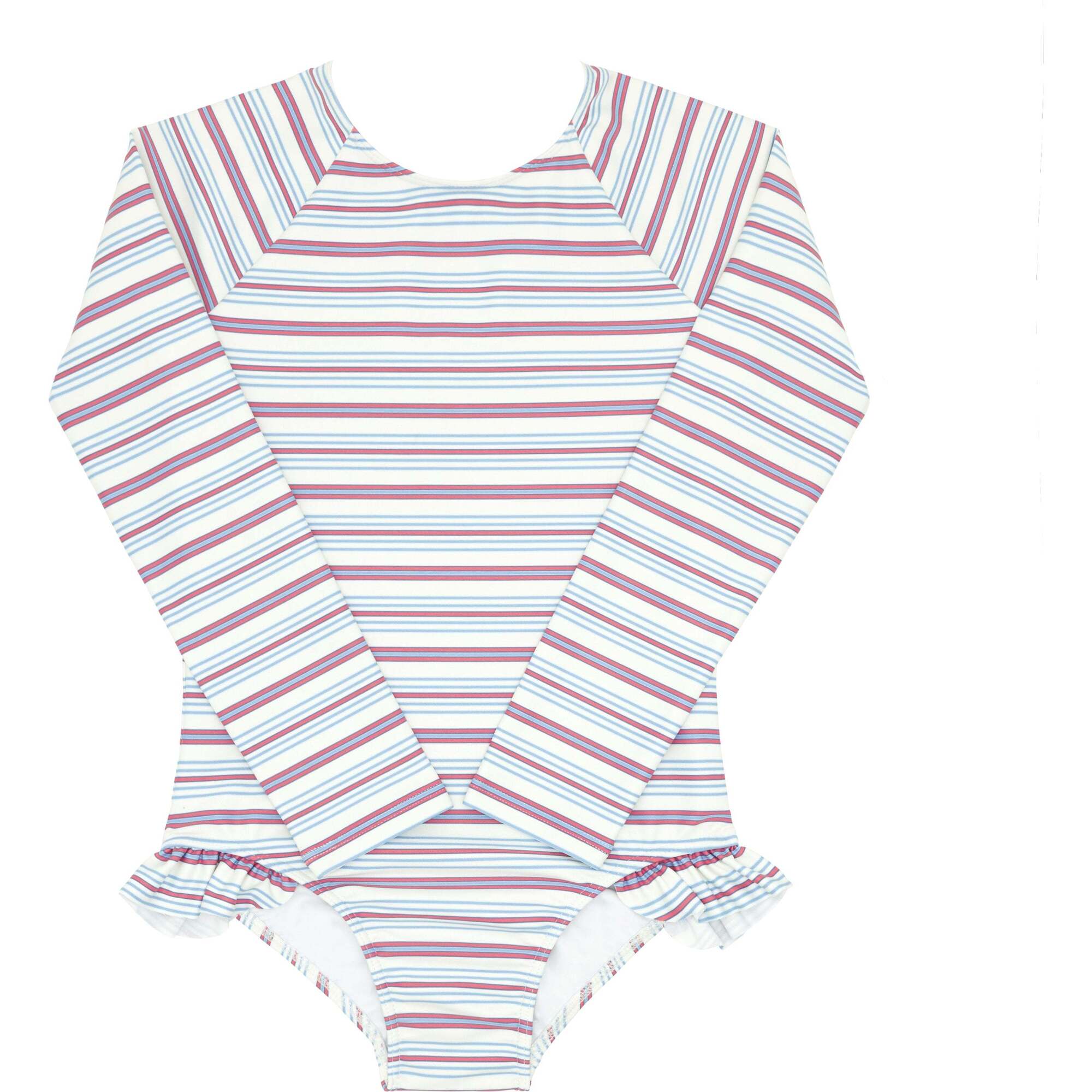 Girls Vintage Stripe Rashguard One Piece - One Pieces - 1