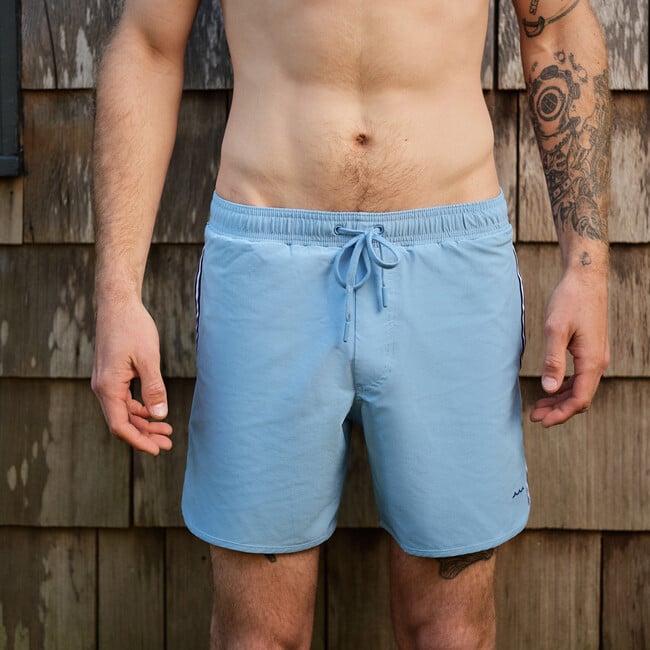 Men's Surfside Blue Boardie - Swim Trunks - 2