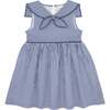Girls Navy Stripe Sailor Dress - Dresses - 1 - thumbnail