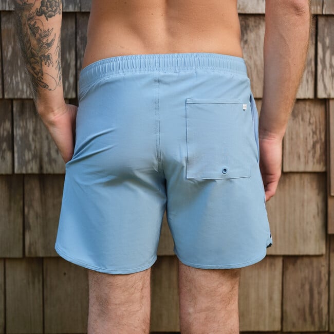 Men's Surfside Blue Boardie - Swim Trunks - 6